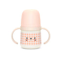 Suavinex Biberón Silicona Entrena Asas +4M Vichy Rosa 150 ml 157989