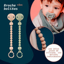 Suavinex Broche De Pinza Silicona Bolita Intense Mostaza 215045