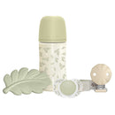 Suavinex Set Regalo Poetry Chupete + Broche + Biberón + Mordedor  Hoja Verde 0-6M 219894