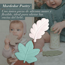Suavinex Mordedor Silicona Poetry Hoja Bosque Verde +0M 219625