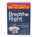 Breathe Right Tiras Nasales Grandes 30 U+10 Unidades Gratis