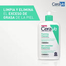 Cerave Gel Limpiador Espumoso Piel Grasa 473 ml + Cerave Gel Limpiador Espumoso Refill 473 ml Pack