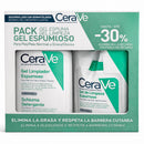 Cerave Gel Limpiador Espumoso Piel Grasa 473 ml + Cerave Gel Limpiador Espumoso Refill 473 ml Pack