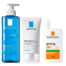 Rutina La Roche Posay Effaclar Gel Limpiador 400 ml + Crema Matificante 40 ml + Anthelios Spf50+ Oíl Control Fluid Uvmune 400 50 ml Pack