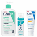 Rutina Cerave Gel Limpiador Espumoso 473 ml + Sérum Retinol Anti Marcas 30 ml + Loción Hidratante Piel N/S Am Spf50 52 ml