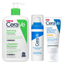 Rutina Cerave Limpiadora Hidratante 473 ml + Cerave Sérum Hidratante Acido Hialuronico  30 ml + Cerave Loción Hidratante  Spf50 52 ml