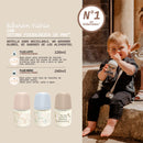 Suavinex Biberón Silicona Sxpro Vidrio Premium Rosa T.S 120 ml 170184
