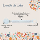 Suavinex Broche Premium Cinta Verde Liso 180149