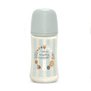 Suavinex Biberón Silicona Sxpro Premium Azul Rayas Conejo Where Everything T.M 270 ml 162102