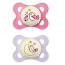 Mam Chupete Original Pure Night 2-6 M 2 Unidades Rosa