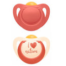 Nuk Chupete Nature Silicona  6 - 18 Meses 2 Unidades