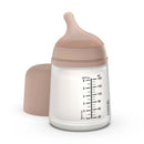 Suavinex Biberón Silicona Zero Flujo S 180 ml Almond Medium