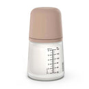 Suavinex Biberón Silicona Zero Flujo S 180 ml Almond Medium