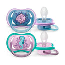 Philips Avent Chupete Silicona Ultra Air 6-18 meses 2 Unidades Niña