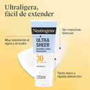Neutrogena Ultra Sheer Loción Invisible Spf30 200 ml