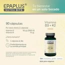 Epaplus Nutra Bits Vitamina D3+K2 Huesos 90 Cápsulas