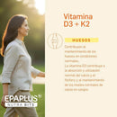 Epaplus Nutra Bits Vitamina D3+K2 Huesos 90 Cápsulas