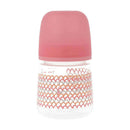 Suavinex 198558 Biberón Silicona Rosa Trenzado Clásico 0-6M 150Ml