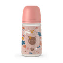 Suavinex 199255 Biberón Silicona Fisiológico Sx Flujo M Rosa Animales 270Ml