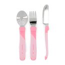 Twistshake Set Cubiertos +12M Rosa