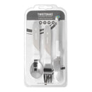 Twistshake Set Cubiertos +12M Blanco