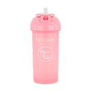 Twistshake Vaso Pajita Rosa +6M 360 ml (Straw Cup)