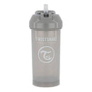 Twistshake Vaso Pajita Gris +6M 360 ml (Straw Cup)