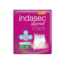Indasec Discreet Pant Super Talla Media 10 Unidades