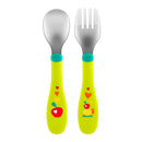 Chicco Cubierto Infantil Acero Inoxidable 18M+ 2U