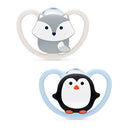 Nuk Chupete Silicona Space Animales 0-6M 2U