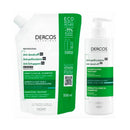Vichy Dercos Champú Anticaspa Grasa 400 ml + Recarga 390 ml Pack