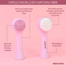Beter Cepillo De Masaje Facial Natural Fiber