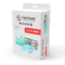 Twistshake Baberos Azul + Mantel + Plato + 2 Cubiertos + Crawler Cup + 6 Bags Pack