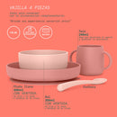 Suavinex Vajilla Silicona Infantil Soft Colour Rosa 209637